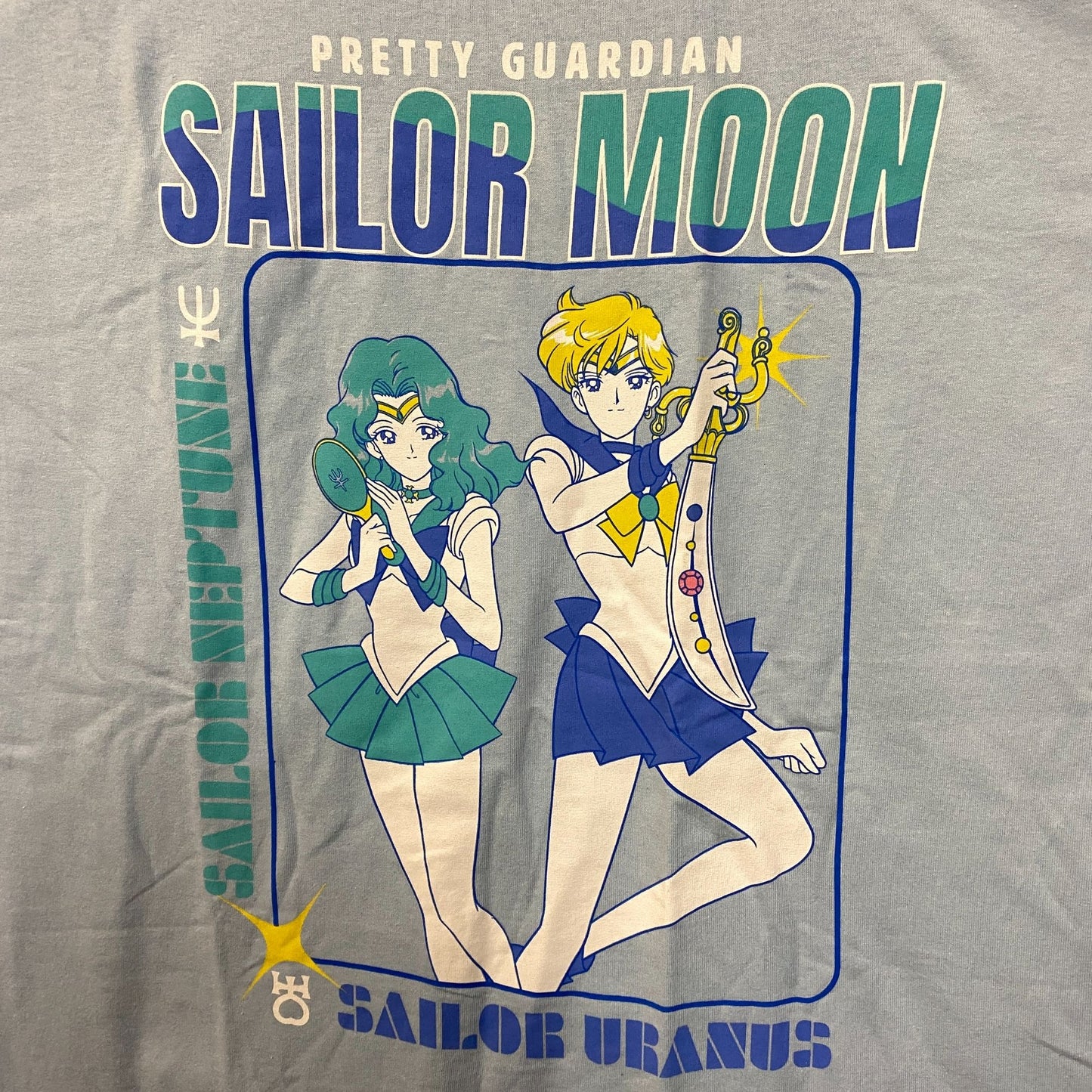 Sailor Moon Pretty Guardian Sailor Neptune and Sailor Uranus T-Shirt XL