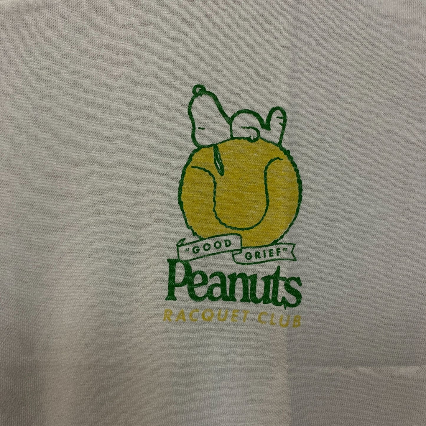 Junk Food Clothing Peanuts Racquet Club Graphic T-Shirt Large