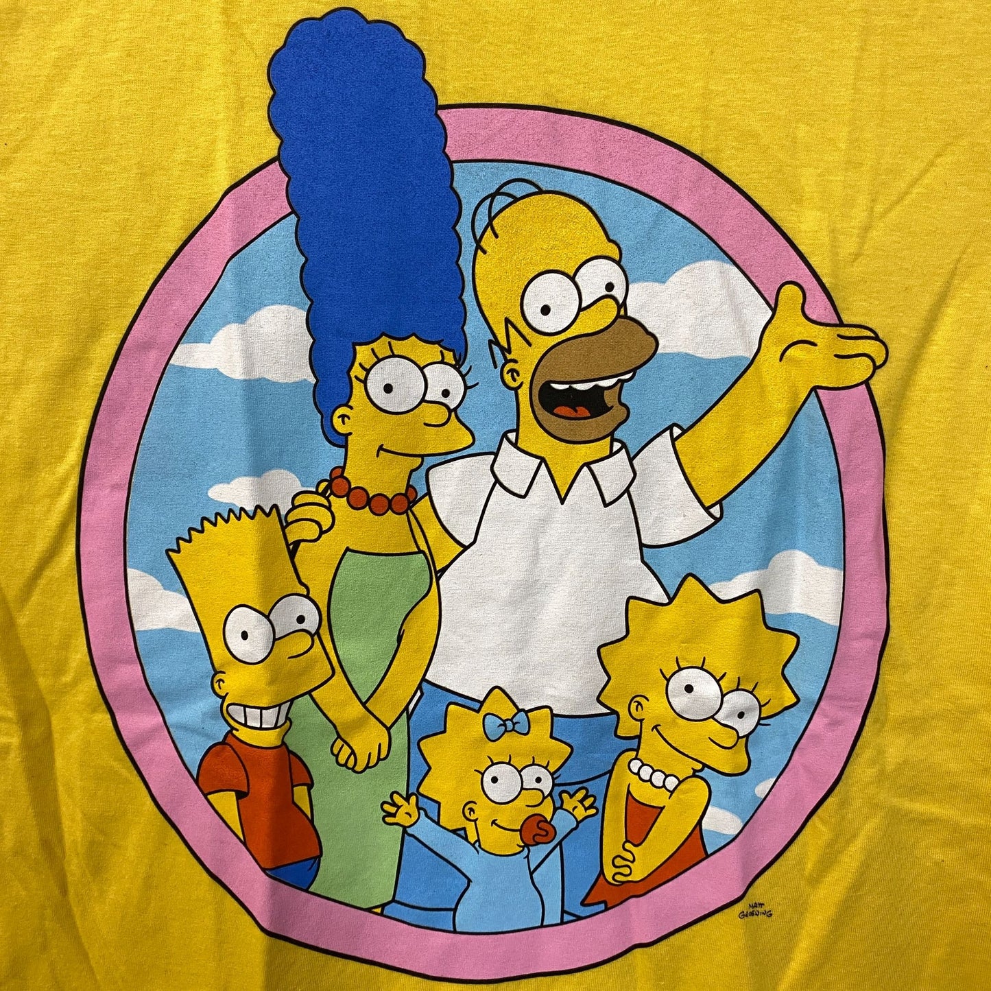 The Simpsons Simpson Family Portrait T-Shirt Small
