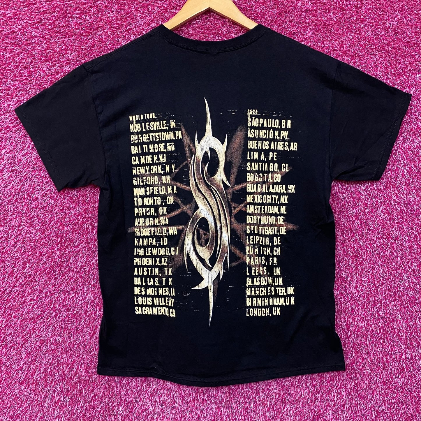 Slipknot Here Comes The Pain 25th Anniversary Tour T-Shirt Large