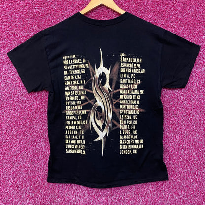 Slipknot Here Comes The Pain 25th Anniversary Tour T-Shirt Large