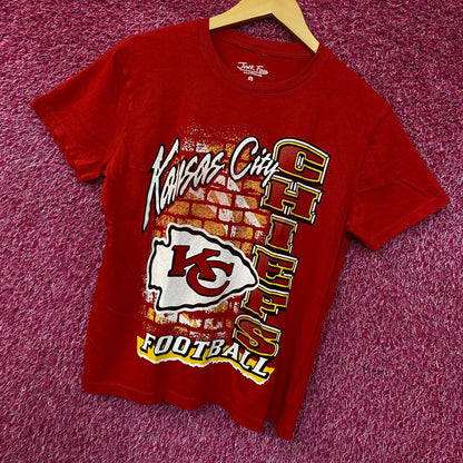 Junk Food Clothing Women's Kansas City Chiefs Logo T-Shirt Small