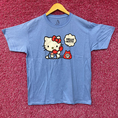 Sanrio Hello Kitty Red Telephone Kawaii T-Shirt Extra Small