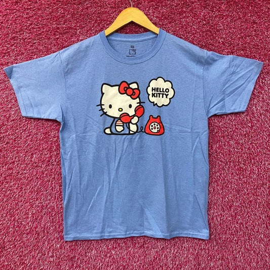 Sanrio Hello Kitty Red Telephone Kawaii T-Shirt Extra Small