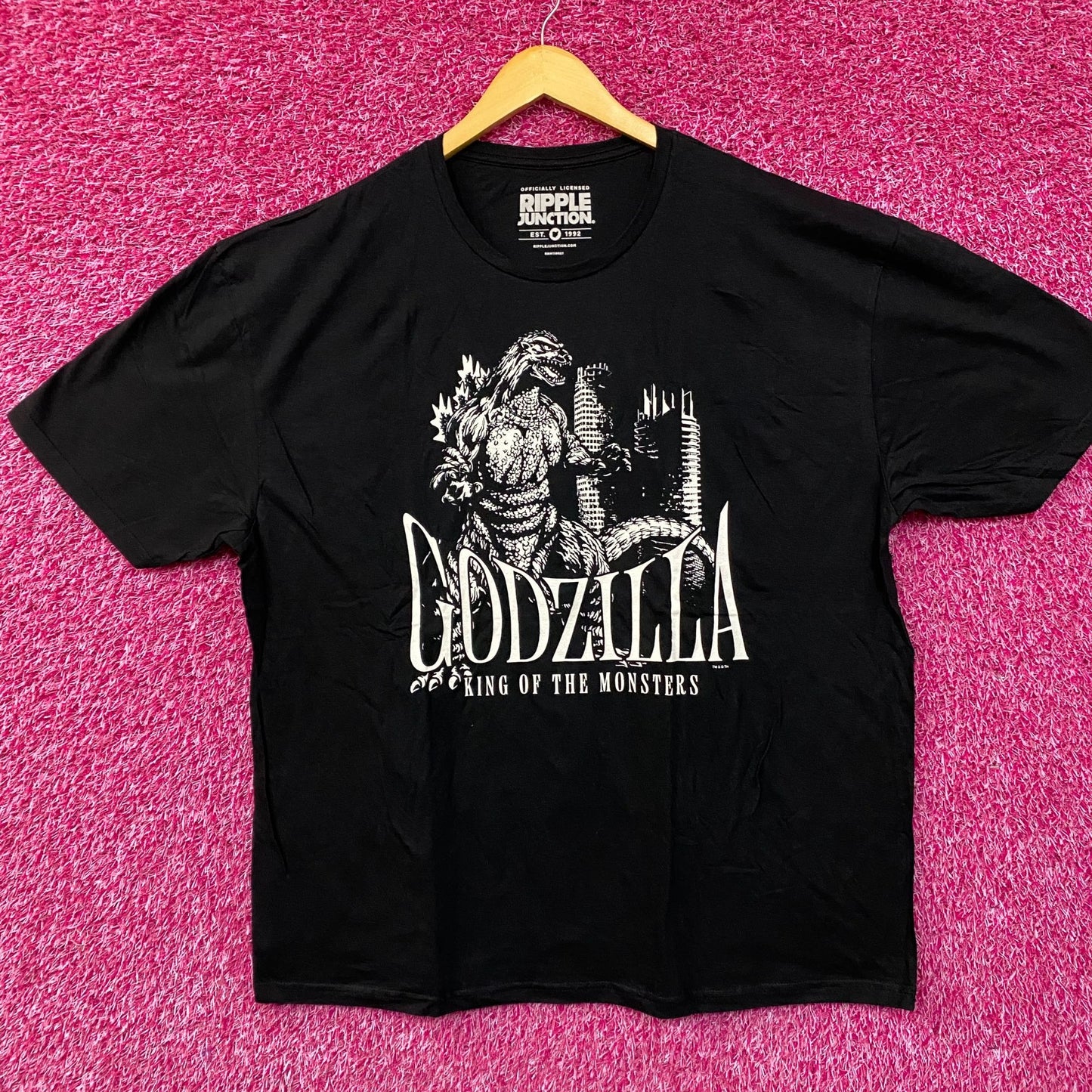King of Monsters Godzilla Anime Movie Poster T-Shirt 2XL