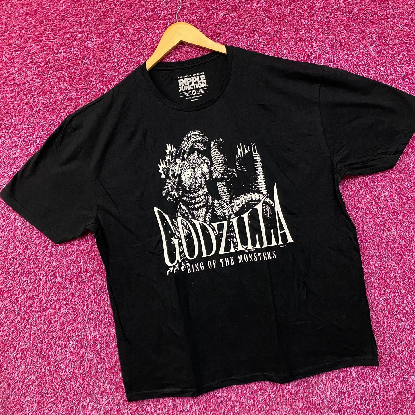 King of Monsters Godzilla Anime Movie Poster T-Shirt 2XL