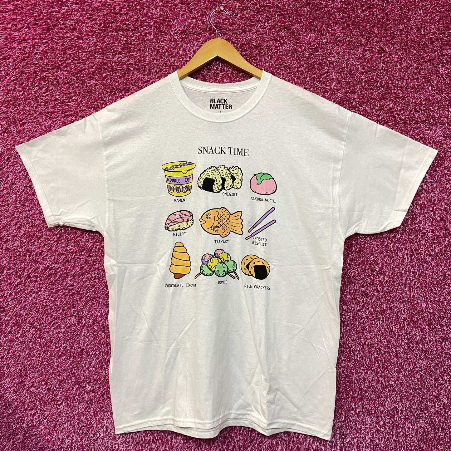 Snack Time Kawaii Snacks Tshirt size 1
