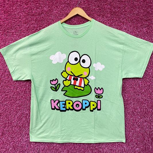 Keroppi Sunny Spring Day by Sanrio Kawaii T-Shirt XL