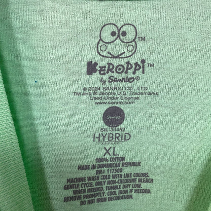 Keroppi Sunny Spring Day by Sanrio Kawaii T-Shirt XL