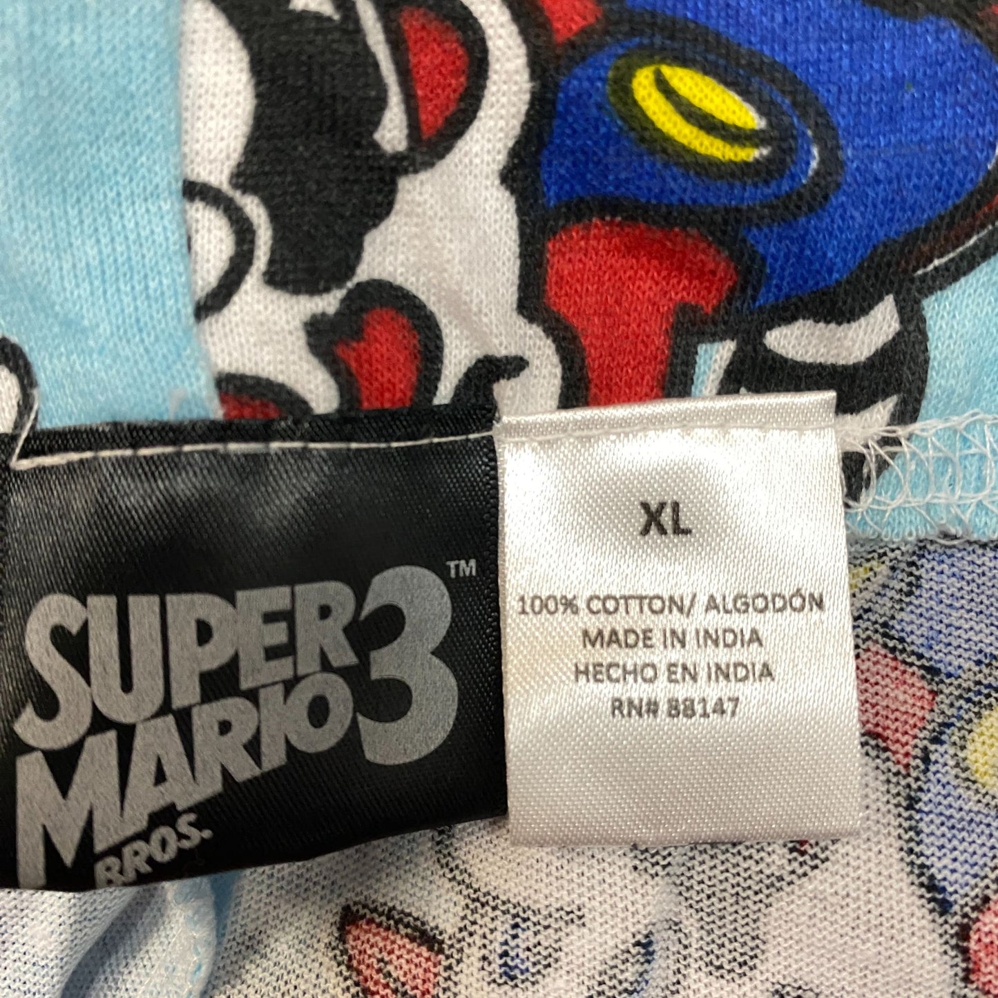 Nintendo Super Mario Bros. 3 Tanooki Suit Pajama Lounge Pants XL