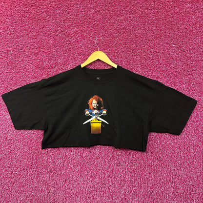 Chucky Killer Cut Childs Play Horror Franchise Crop Top XL