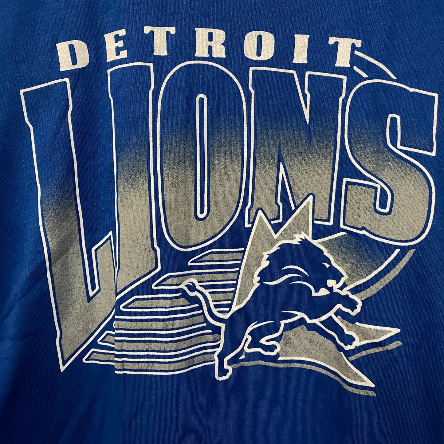 Junk Food Clothing Detroit Lions Vintage Style Women's Tee XS