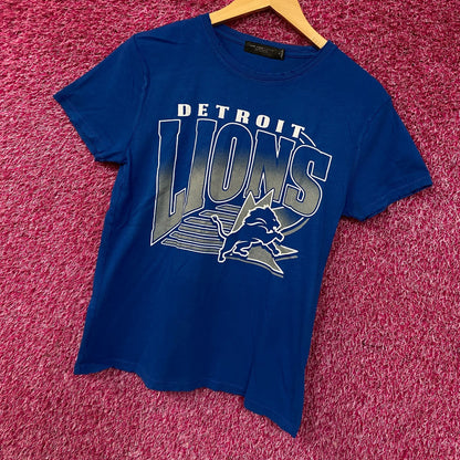 Junk Food Clothing Detroit Lions Vintage Style Women's Tee XS