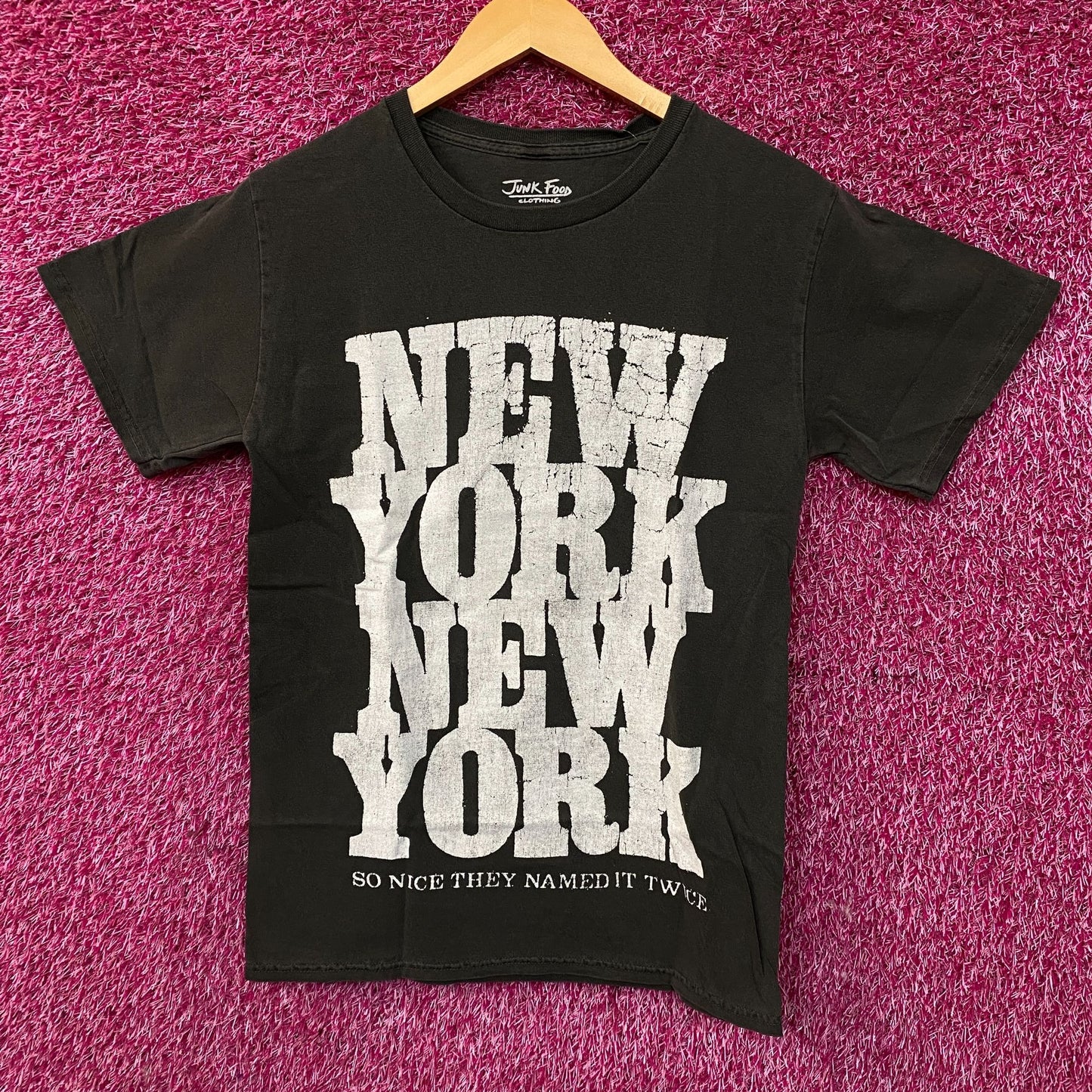 Junk Food New York So Nice They Named It Twice T-Shirt XS