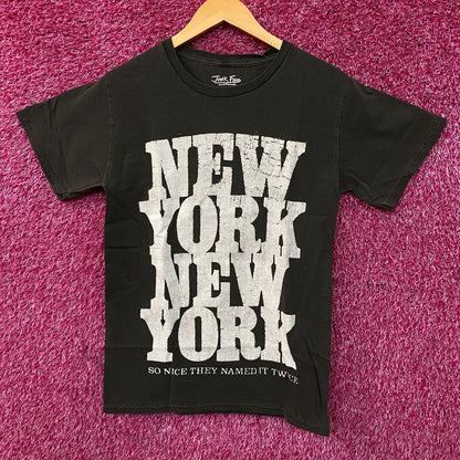Junk Food New York So Nice They Named It Twice T-Shirt XS