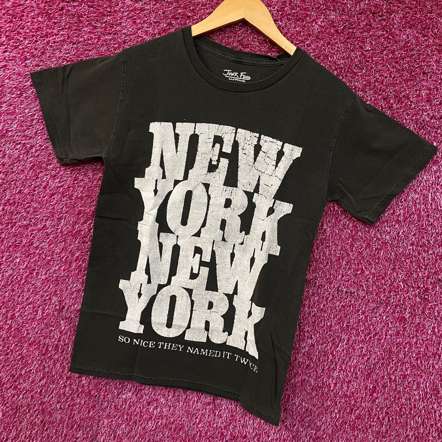 Junk Food New York So Nice They Named It Twice T-Shirt XS