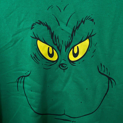 The Grinch Face Guly Christmas Sweater size Medium