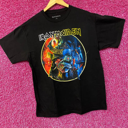 Iron Maiden The Future Past Tour '23 Circle Art T-Shirt Large