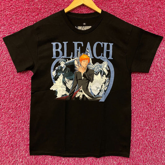 Bleach Ichigo Kurosaki Bankai and Hollow Mask Anime Graphic Design T-Shirt M