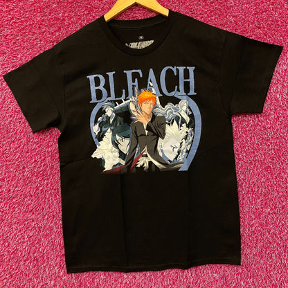Bleach Ichigo Kurosaki Bankai and Hollow Mask Anime Graphic Design T-Shirt M
