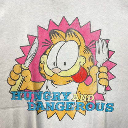 Garfield Hungry and Dangerous Graphic T-Shirt Large