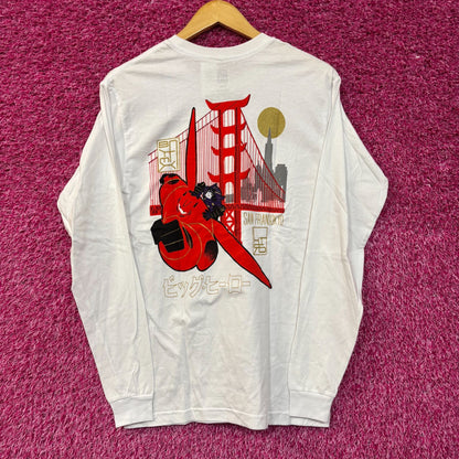 Disney Big Hero 6 Graphic Design Long Sleeve T-Shirt SM