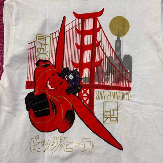 Disney Big Hero 6 Graphic Design Long Sleeve T-Shirt SM