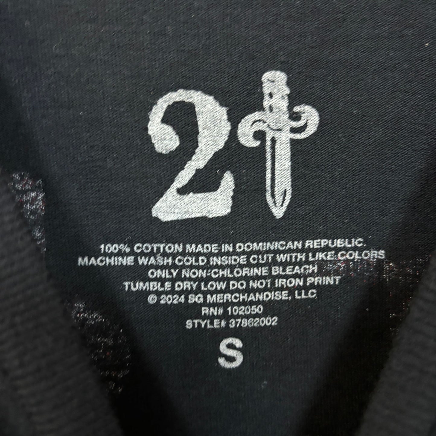 21 Savage European Rap Tour Tshirt size Small