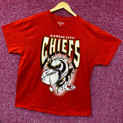 Junk Food NFL Kansas City Chiefs Break Through T-Shirt Large