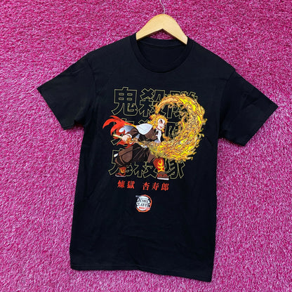Rengoku Fire Demon Slayer shirt size Small