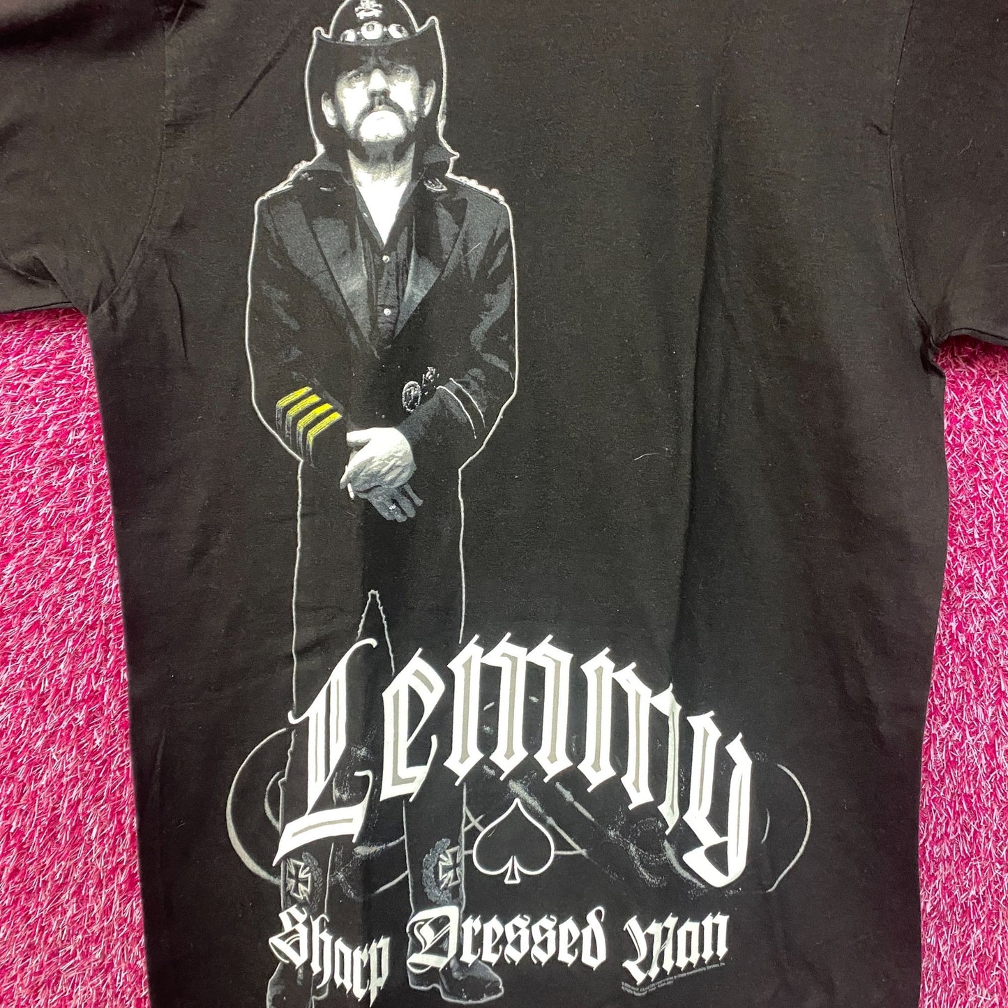 Lemmy Sharp Dressed Man T-shirt Black T-Shirt Large
