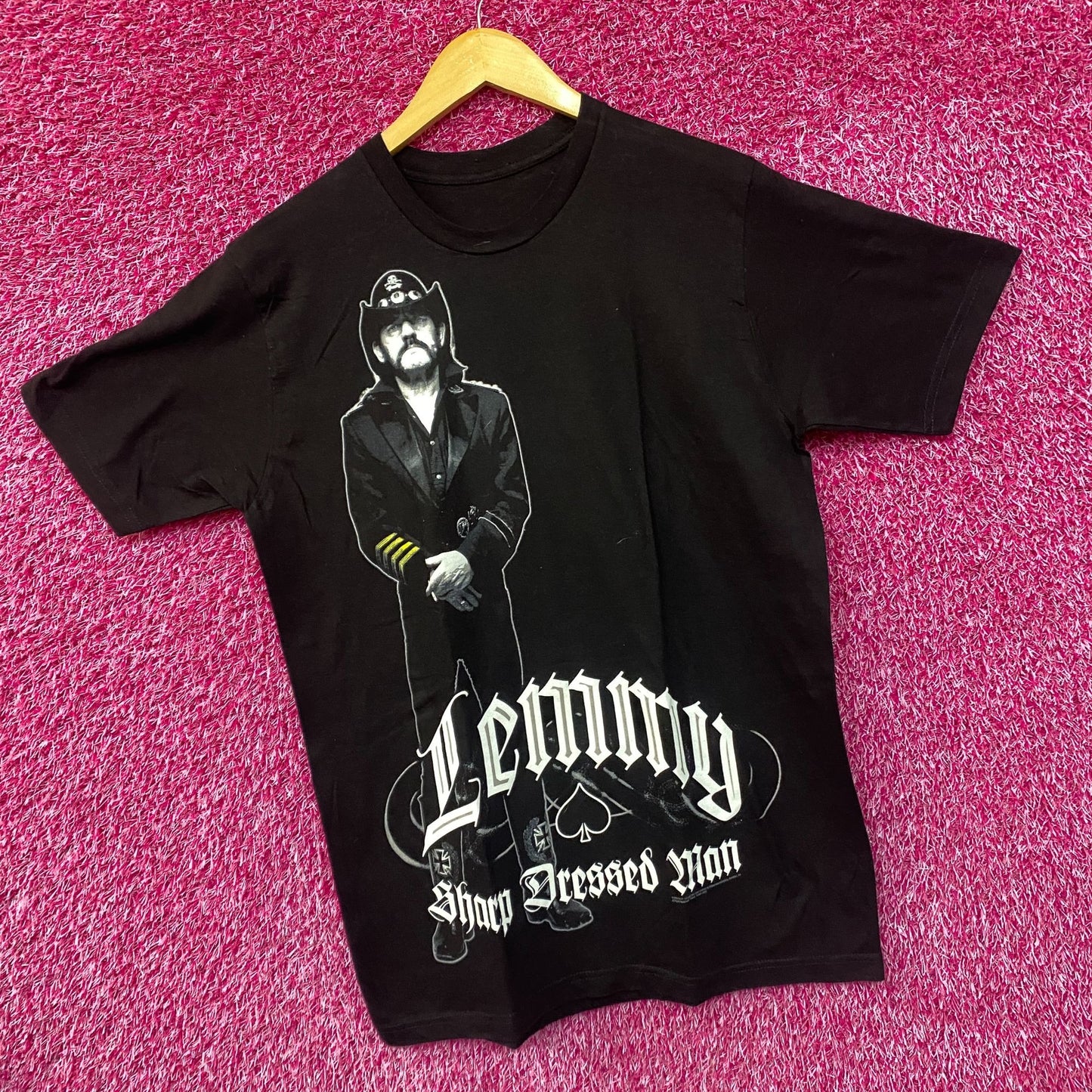 Lemmy Sharp Dressed Man T-shirt Black T-Shirt Large