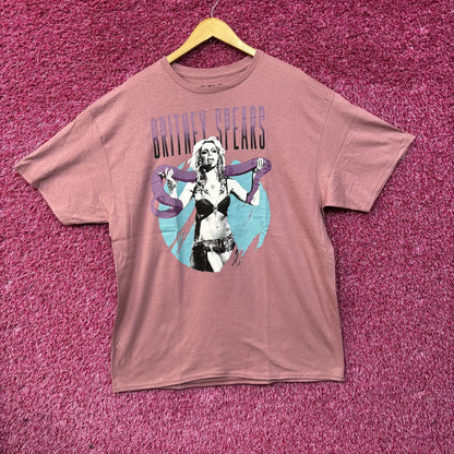 Britney Spears Snake Pink T-Shirt XL
