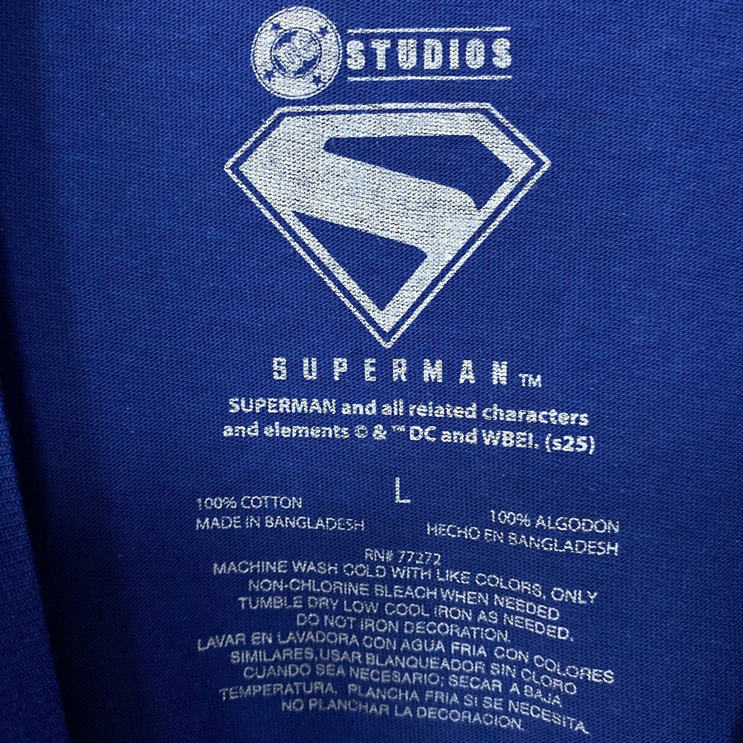 DC Comics Superman Logo Graphic T-Shirt Large