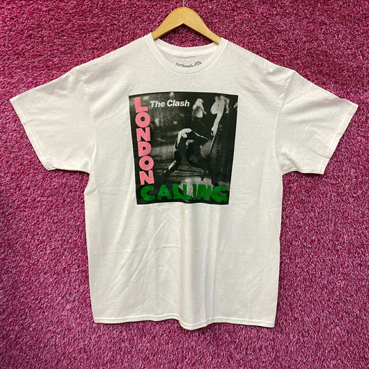 The Clash London Calling Album Cover Post Punk Band Tee extra large