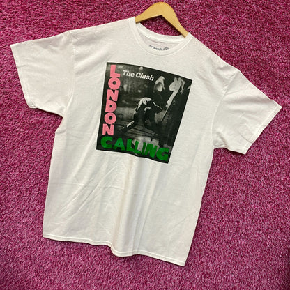 The Clash London Calling Album Cover Post Punk Band Tee extra large
