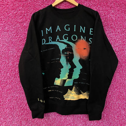 Imagine Dragons Loom World Tour 2024 Crewneck Sweatshirt Medium