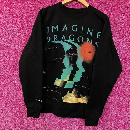 Imagine Dragons Loom World Tour 2024 Crewneck Sweatshirt Medium