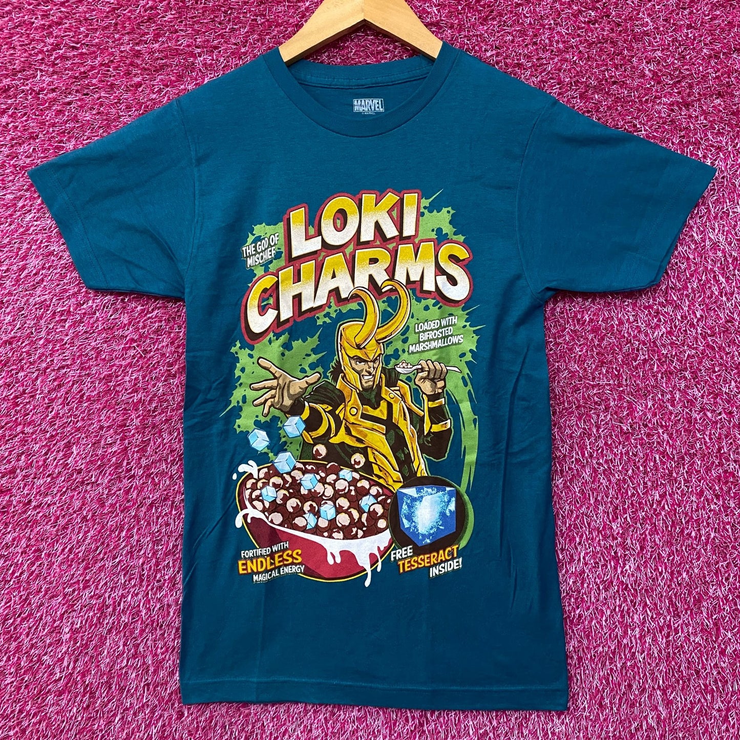 Marvel God of Mischief Loki Charms T-Shirt Extra Small