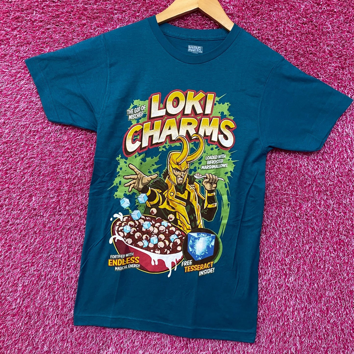 Marvel God of Mischief Loki Charms T-Shirt Extra Small