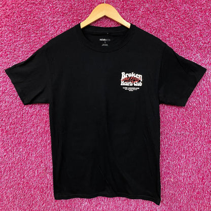 Fashion Nova Broken Hearts Club Graphic Tee Small