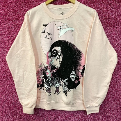 Disney The Nightmare Before Christmas Graphic Crewneck Sweatshirt Medium