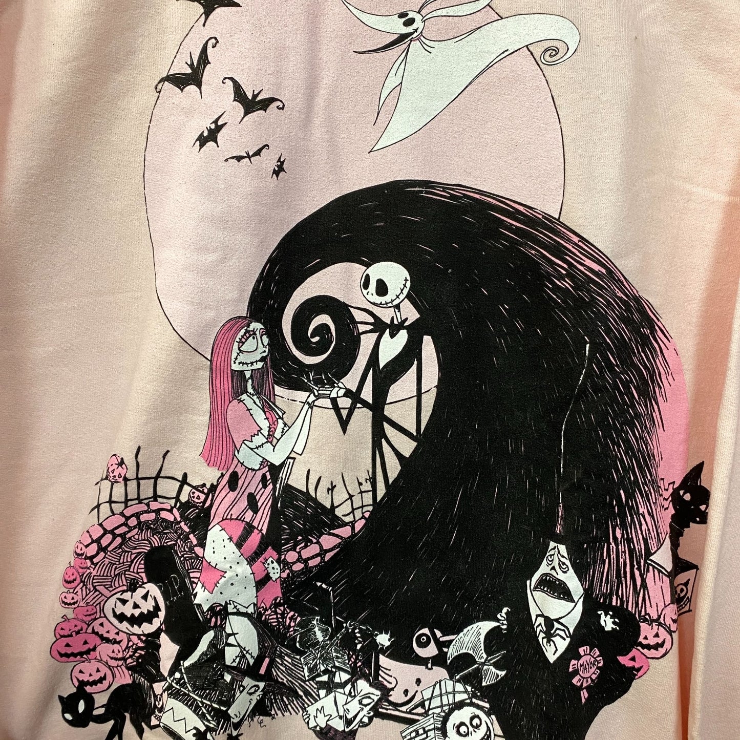 Disney The Nightmare Before Christmas Graphic Crewneck Sweatshirt Medium
