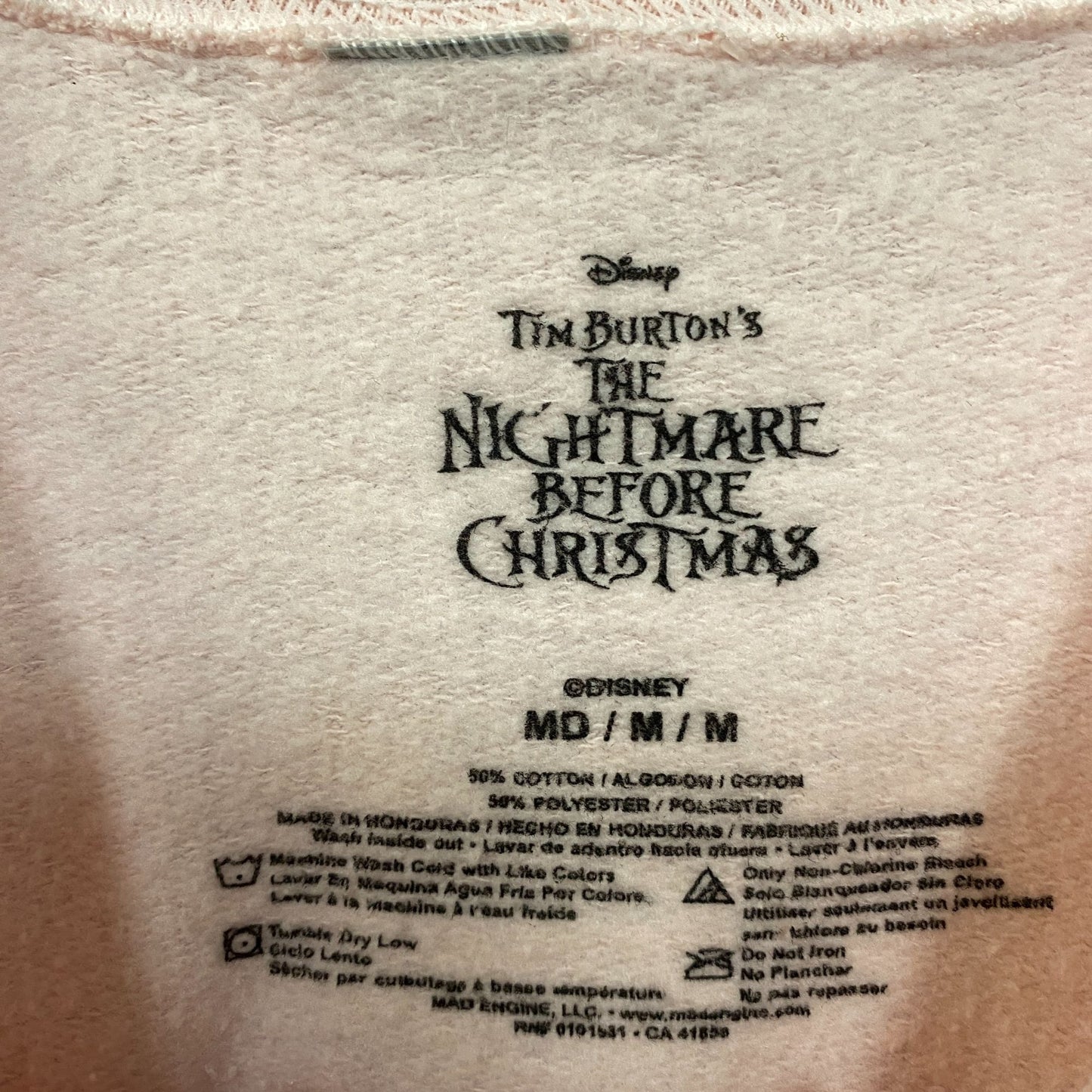Disney The Nightmare Before Christmas Graphic Crewneck Sweatshirt Medium