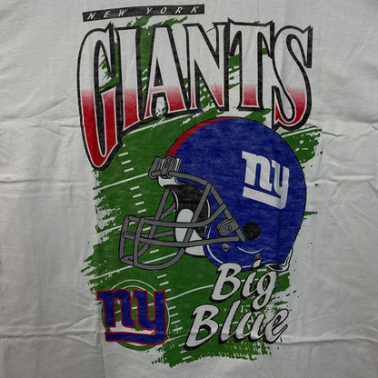 Team Apparel New York Giants Vintage-Style Helmet Logo Graphic T-Shirt XL