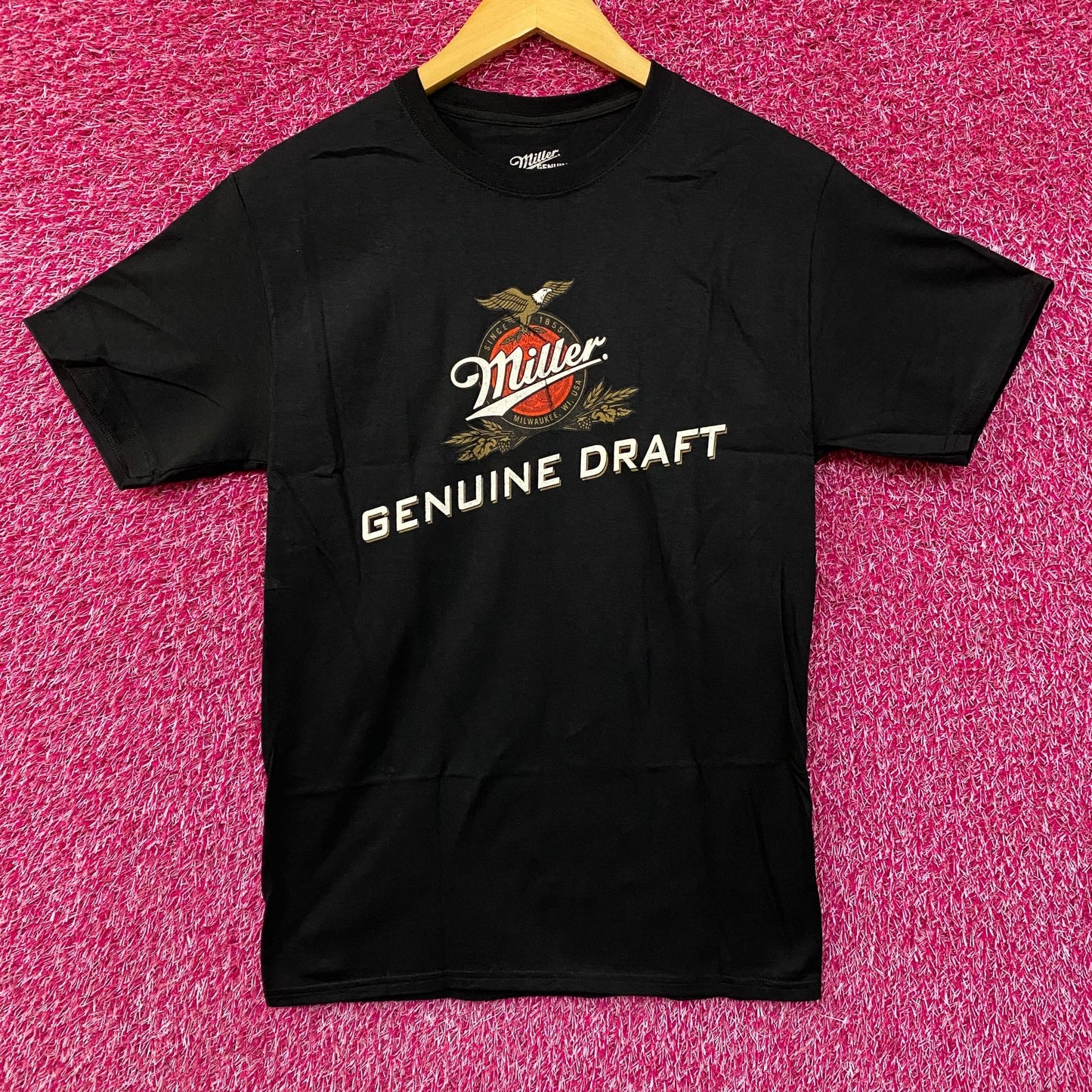 Miller High Life Miller Genuine Draft Beer Logo T-Shirt Small