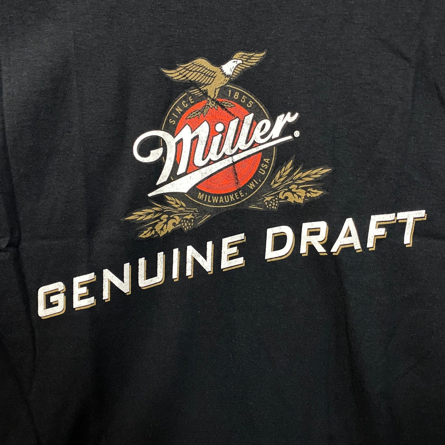 Miller High Life Miller Genuine Draft Beer Logo T-Shirt Small
