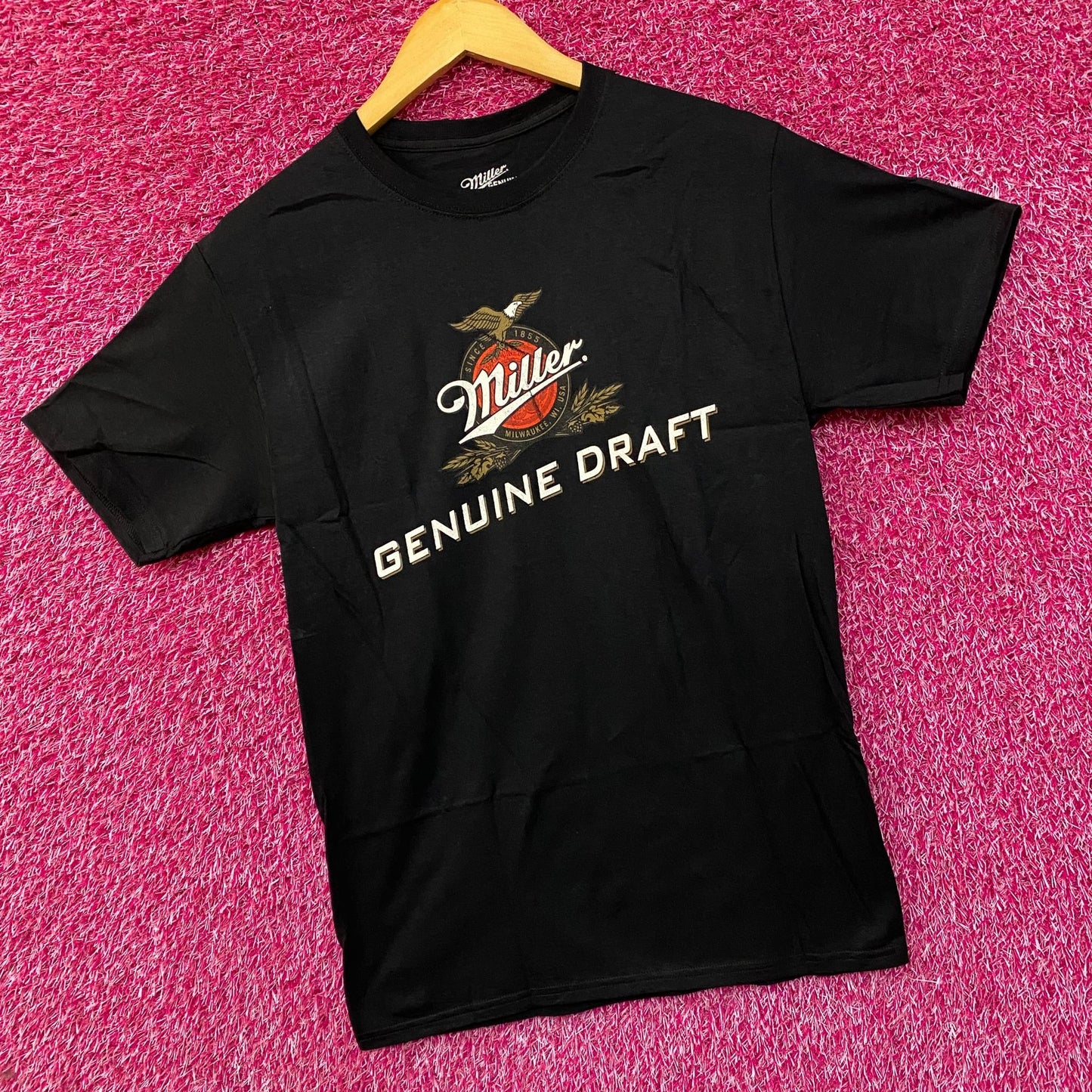 Miller High Life Miller Genuine Draft Beer Logo T-Shirt Small