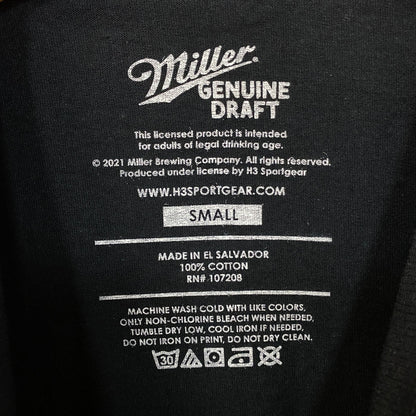 Miller High Life Miller Genuine Draft Beer Logo T-Shirt Small