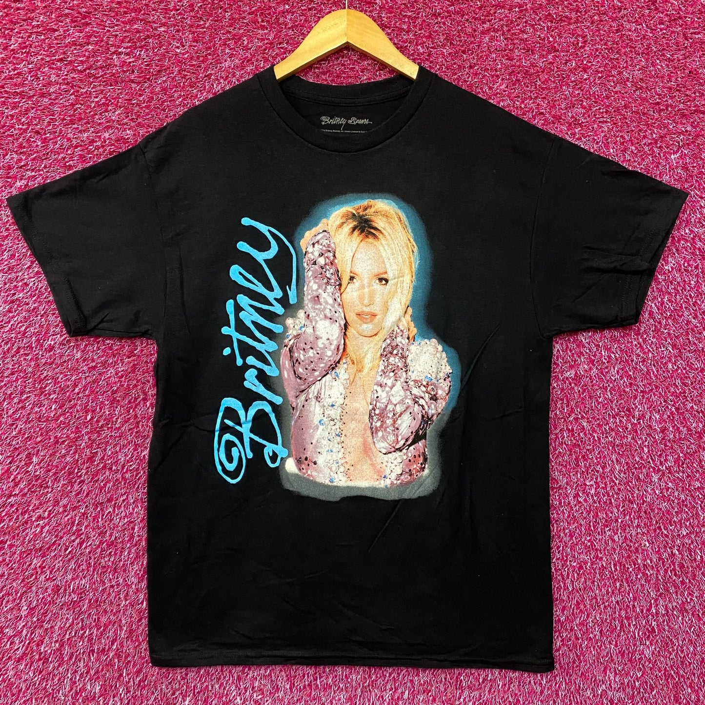 Britney Spears Airbrushed Stone Wash T-Shirt Large